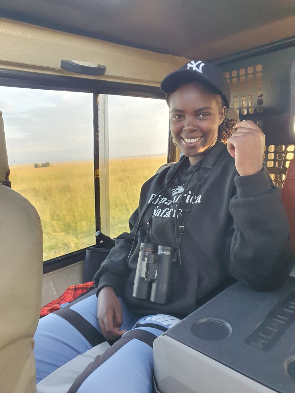Elephant family walking with Mount Kilimanjaro in background at Amboseli
